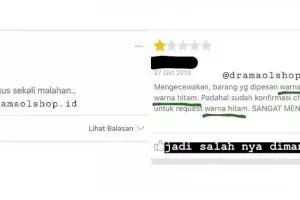 10 Review pembeli kasih bintang satu, bikin penjual gagal paham