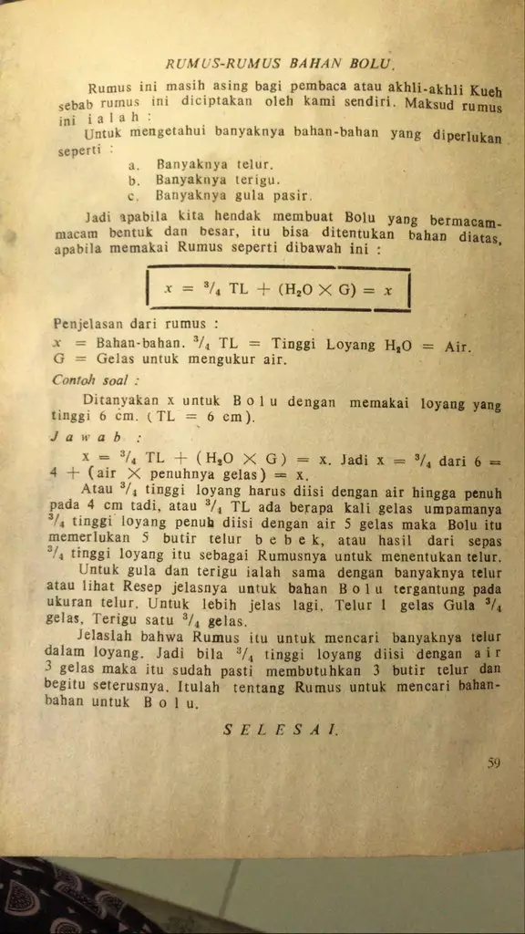 Resep bolu mirip rumus fisika © 2020 brilio.net Resep bolu mirip rumus fisika © 2020 brilio.net