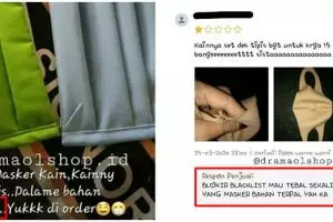 10 Potret lucu beli masker di online shop, bikin ngakak