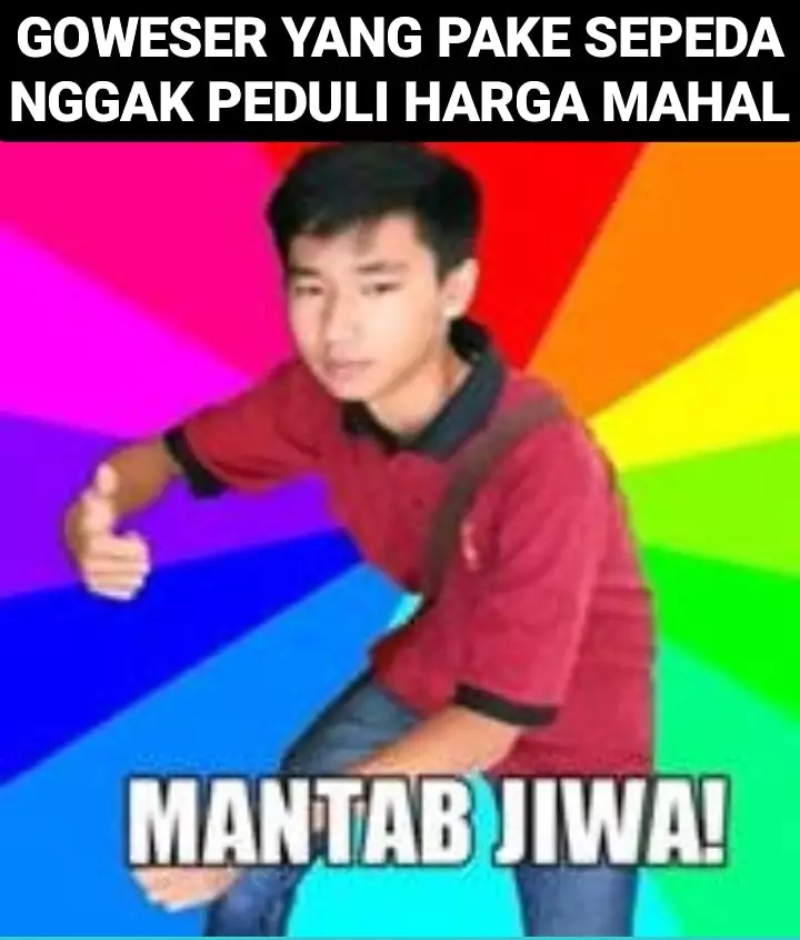 Meme sepeda tidak taat aturan Berbagai sumber