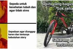 10 Meme lucu pesepeda kekinian ini sadarkan untuk taat aturan