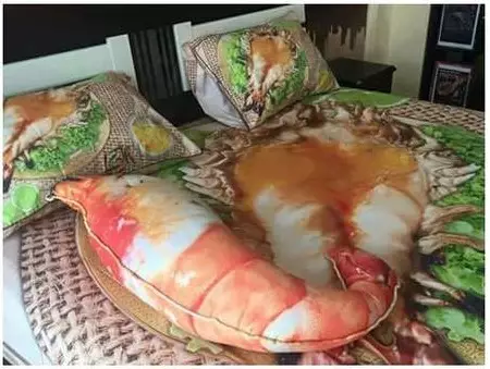 sprei bertema makanan berbagai sumber