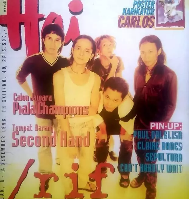 band Tanah Air di majalah lawas Instagram band Tanah Air di majalah lawas Instagram