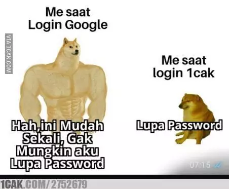 Meme lupa password media sosial 1cak.com