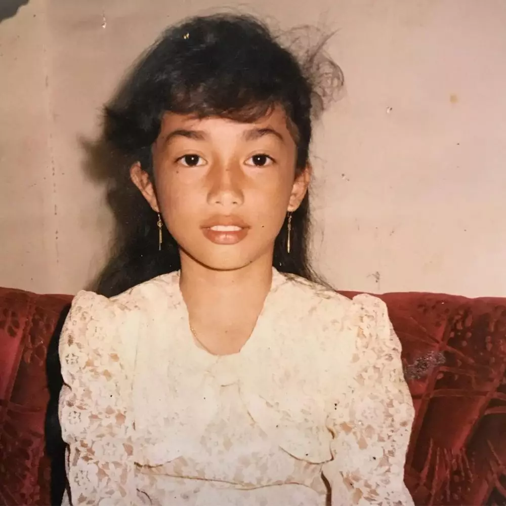 potret masa kecil Ussy Instagram