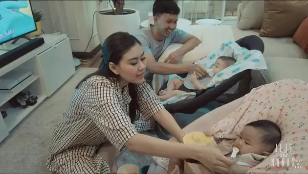 Syahnaz momong anak © 2020 brilio.net