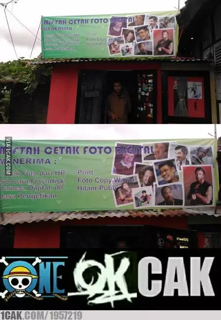 tulisan di tukang cetak foto berbagai sumber