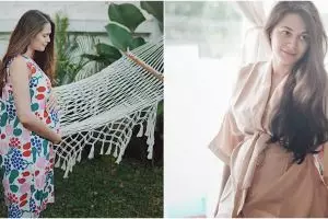 8 Potret baby bump Sabai Morscheck hamil anak kedua, gayanya sederhana