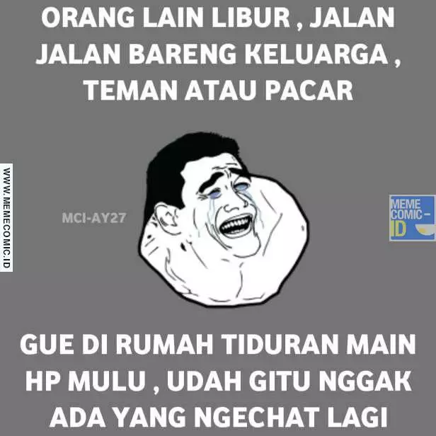 Meme bosan liburan Berbagai sumber