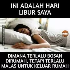 Meme bosan liburan Berbagai sumber