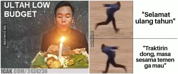 10 Meme lucu hari ulang tahun, bikin nyengir waktu tiup lilin