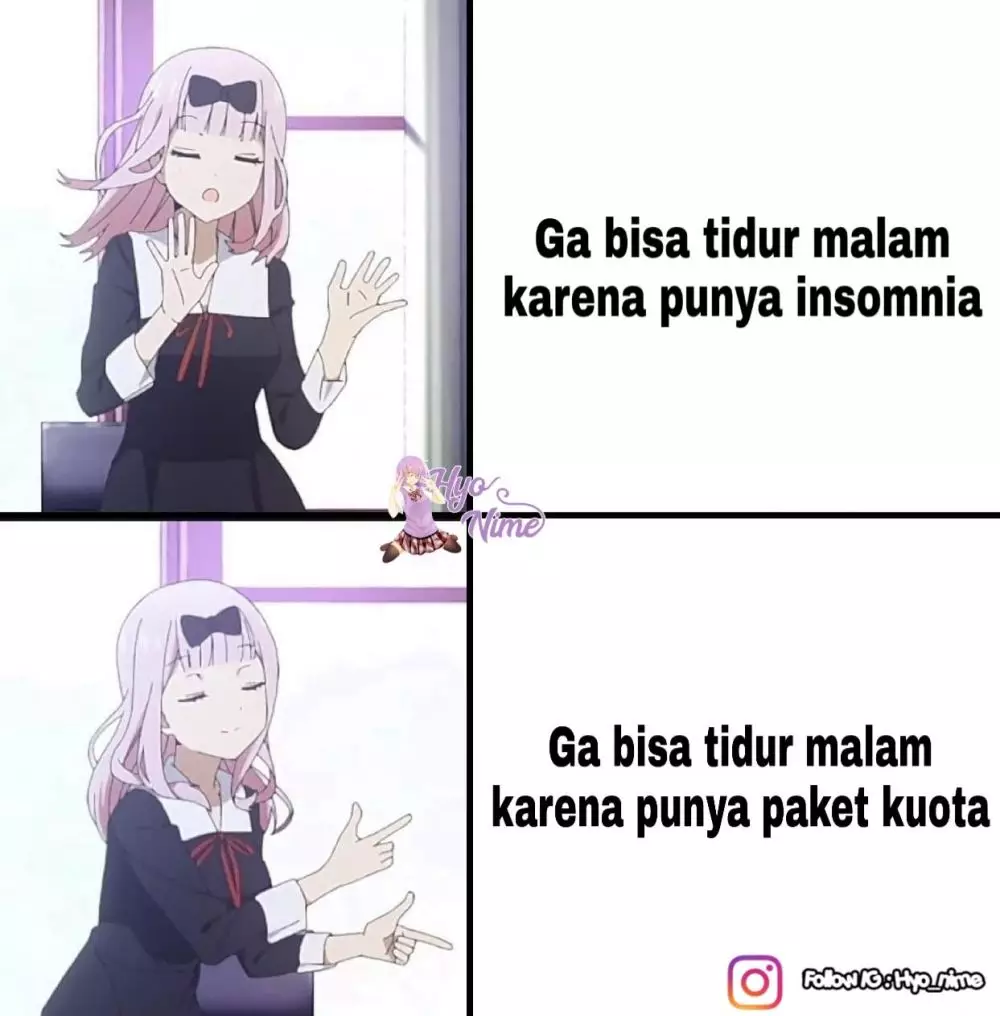 Meme kuota malam Berbagai sumber