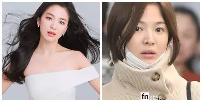 potret seleb pakai vs tanpa makeup Berbagai sumber