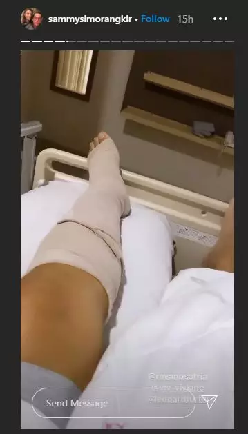 kondisi sammy simorangkir pasca operasi instagram