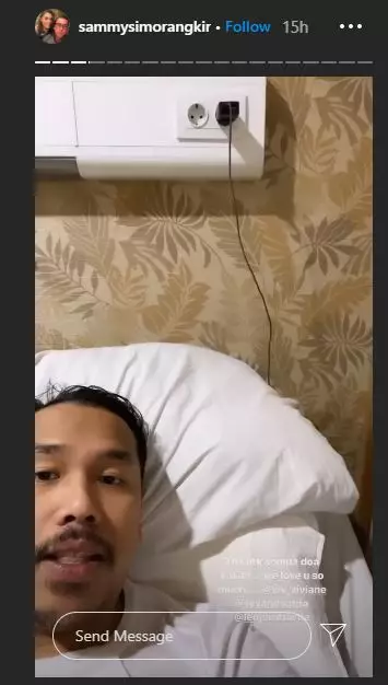 kondisi sammy simorangkir pasca operasi instagram
