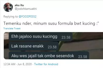pengalaman warganet saat makan Twitter pengalaman warganet saat makan Twitter