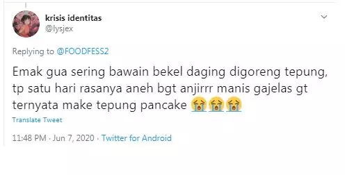 pengalaman warganet saat makan Twitter pengalaman warganet saat makan Twitter
