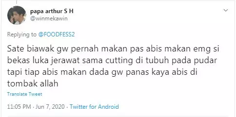 pengalaman warganet saat makan Twitter pengalaman warganet saat makan Twitter