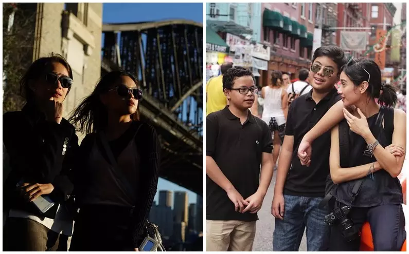 seleb bersama anak sambung Instagram