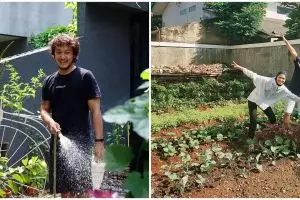 Momen 7 pasangan seleb berkebun di rumah, so sweet