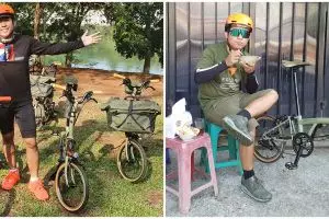 Penampakan koleksi 4 sepeda Denny Cagur, harganya bikin melongo