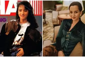 8 Potret Karina Suwandi jadi cover girl majalah jadul, cantiknya awet