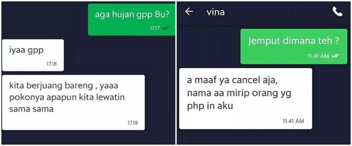 10 Chat lucu driver ojol dan penumpang ini endingnya malah curhat