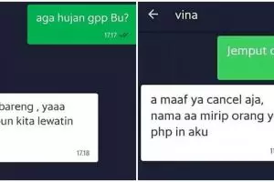 10 Chat lucu driver ojol dan penumpang ini endingnya malah curhat