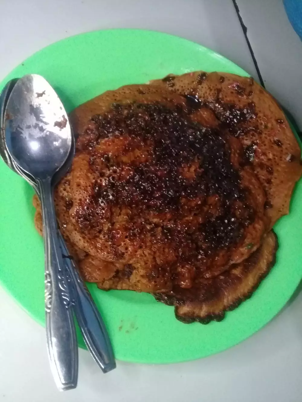 pancake gagal buatan warganet Twitter
