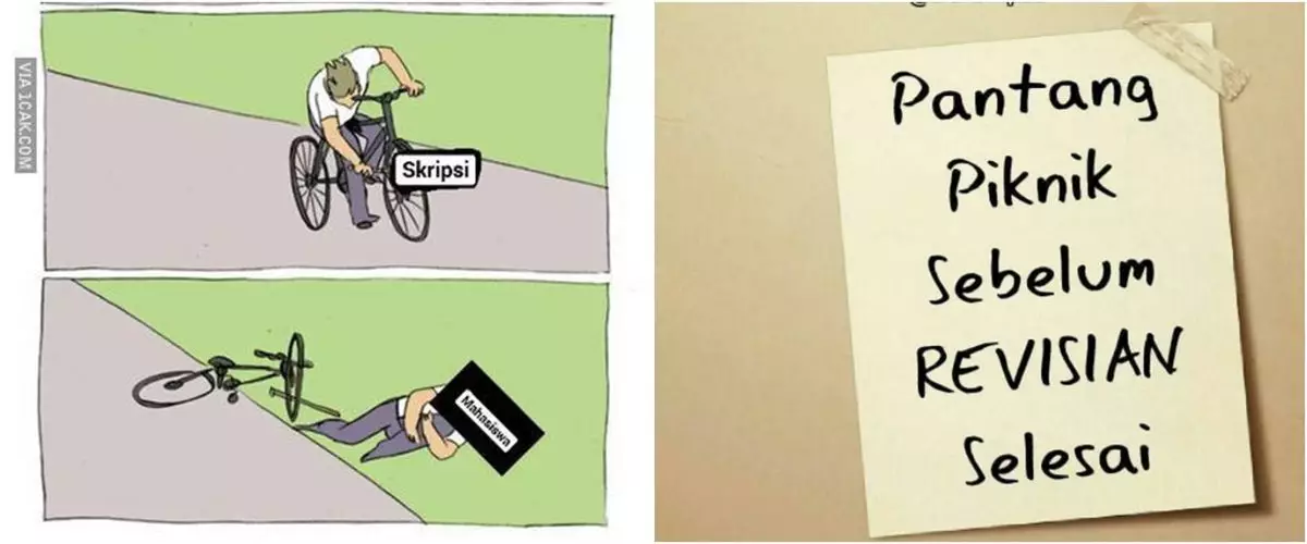 10 Meme lucu 'korban skripsi' ini bikin mahasiswa ketawa ngenes