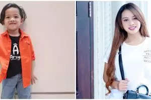 7 Potret masa kecil Aurel Hermansyah, dibilang kembaran Arsya