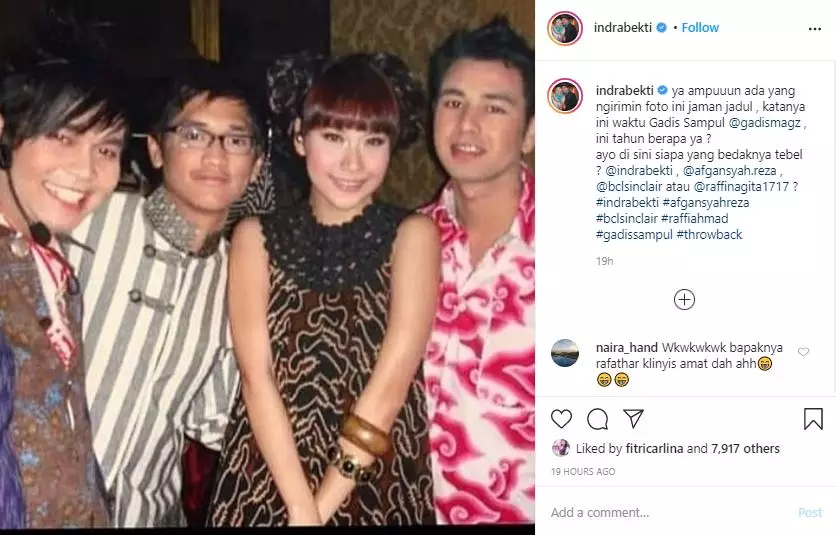 wajah Indra Bekti dan Raffi Ahmad bikin kaget © 2020 brilio.net