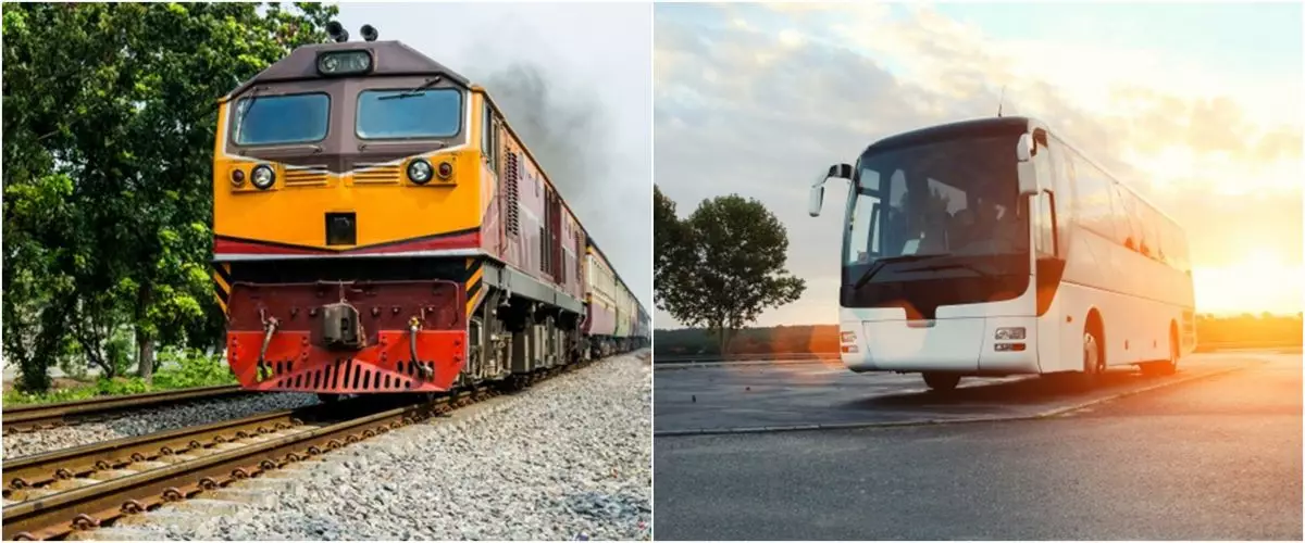 Persiapan sebelum perjalanan luar kota naik kereta api/bus saat ini