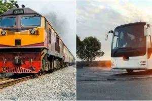 Persiapan sebelum perjalanan luar kota naik kereta api/bus saat ini
