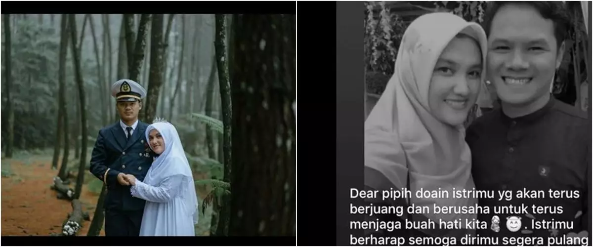 Viral, wanita ini kenang suami yang hilang saat melaut