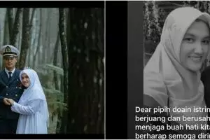 Viral, wanita ini kenang suami yang hilang saat melaut