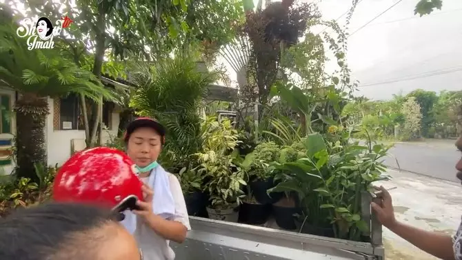 Soimah borong tanaman © 2020 brilio.net