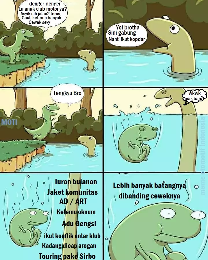 Coba-coba nggak sesuai kenyataan Berbagai sumber