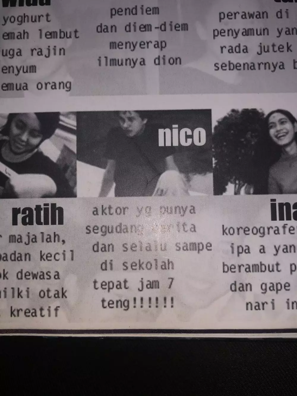 Potret lawas Nicholas Saputra saat SMA © 2020 brilio.net