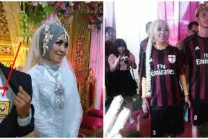 10 Potret lucu baju pengantin ini kreatifnya bikin senyum tipis