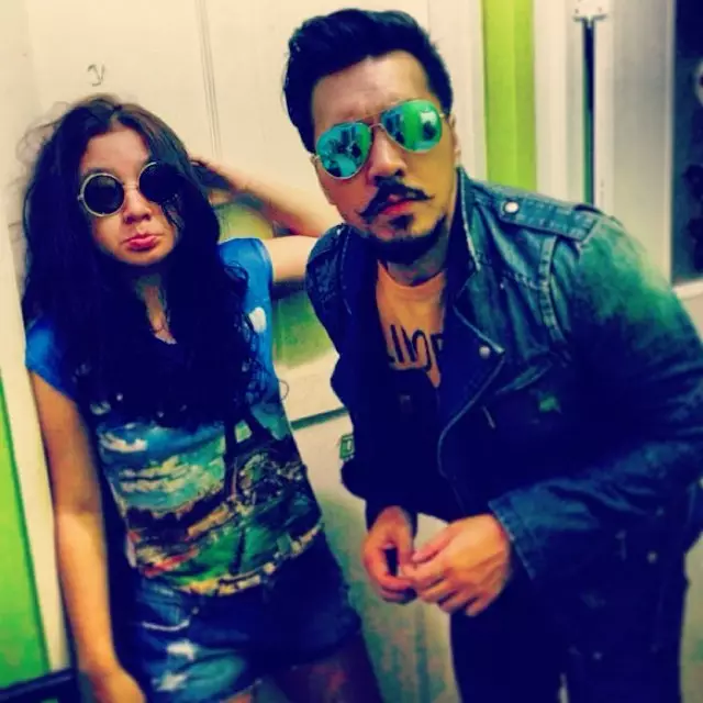 David Naif dan putrinya Instagram