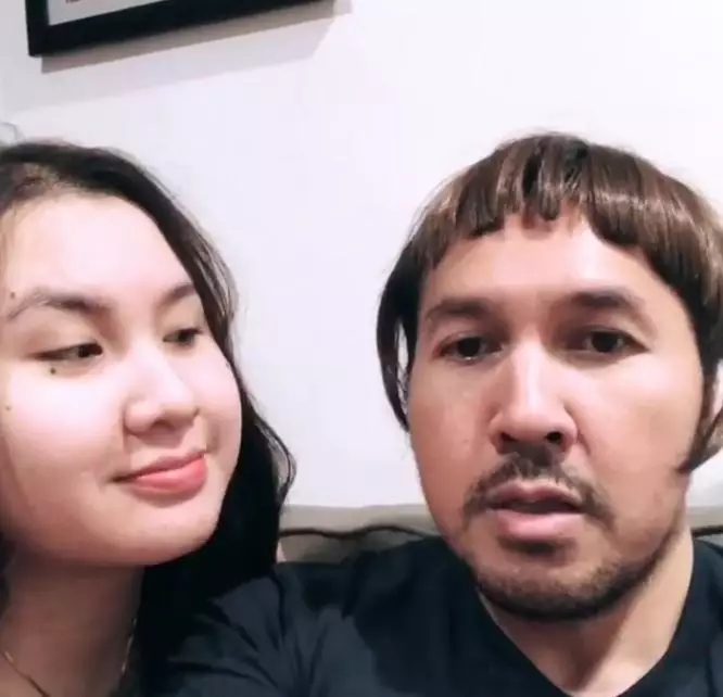 David Naif dan putrinya Instagram