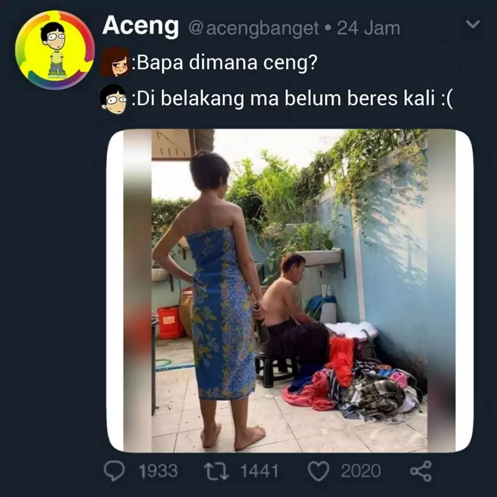 meme lucu gara-gara emak © 2020 instagram.com