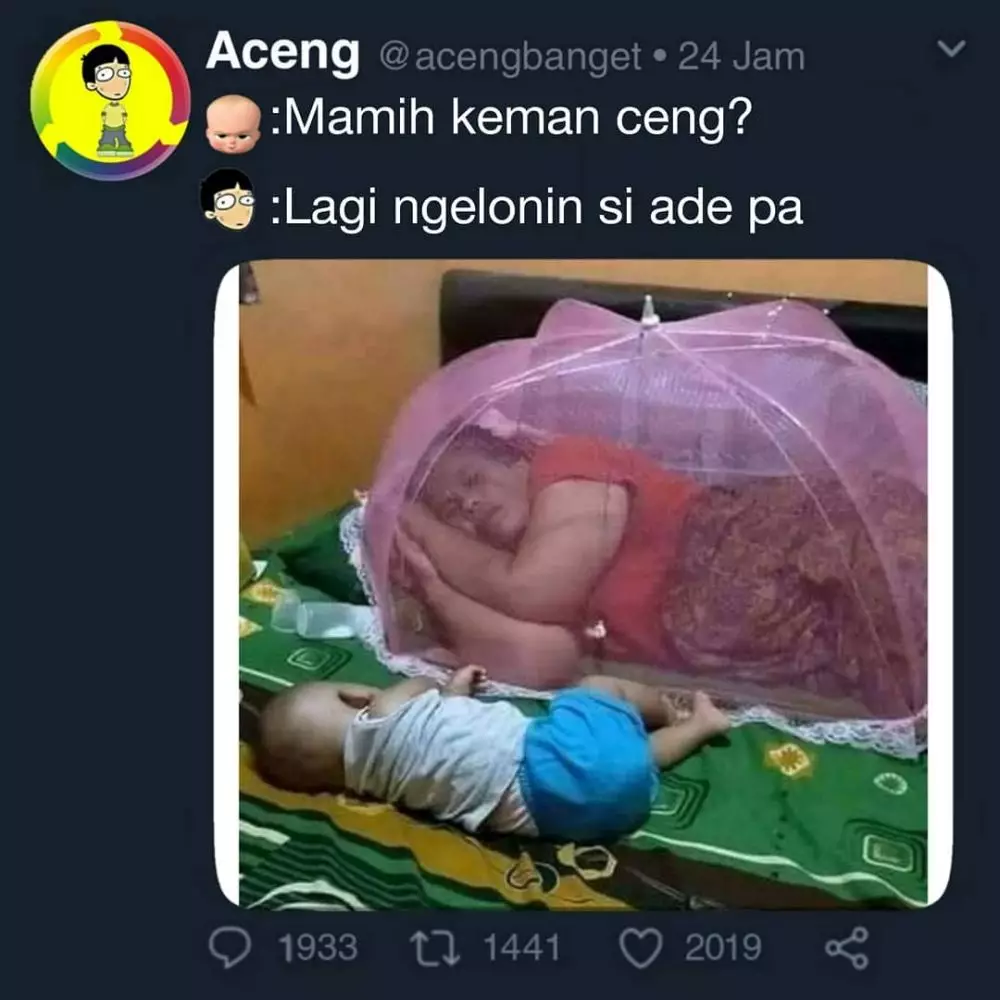 meme lucu gara-gara emak © 2020 instagram.com