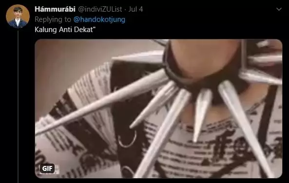 Kalung ala netizen twitter