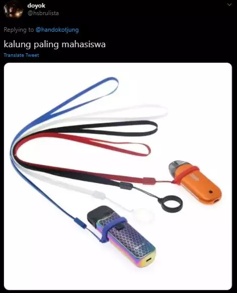 Kalung ala netizen twitter