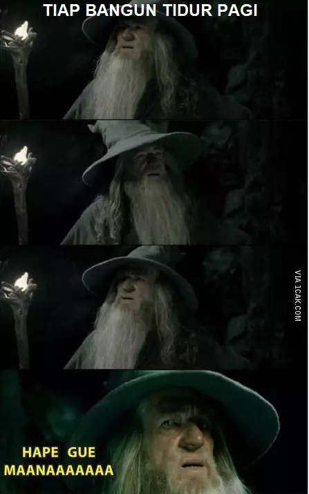 meme ketika bangun tidur berbagai sumber