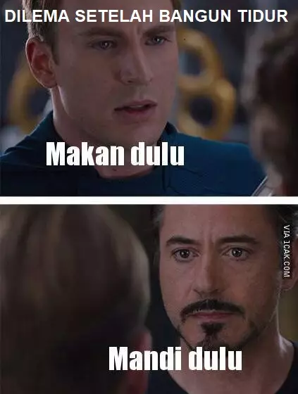 meme ketika bangun tidur berbagai sumber