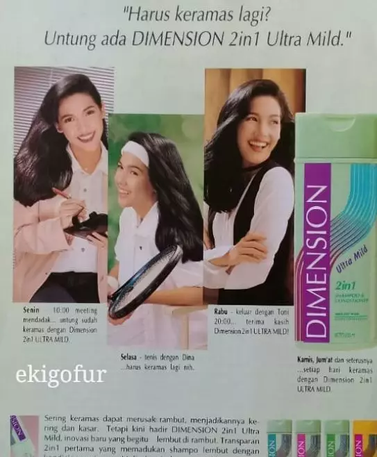 seleb iklan sampo jadul Instagram