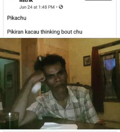 status FB lucu bapak ngomongin cinta © 2020 instagram.com